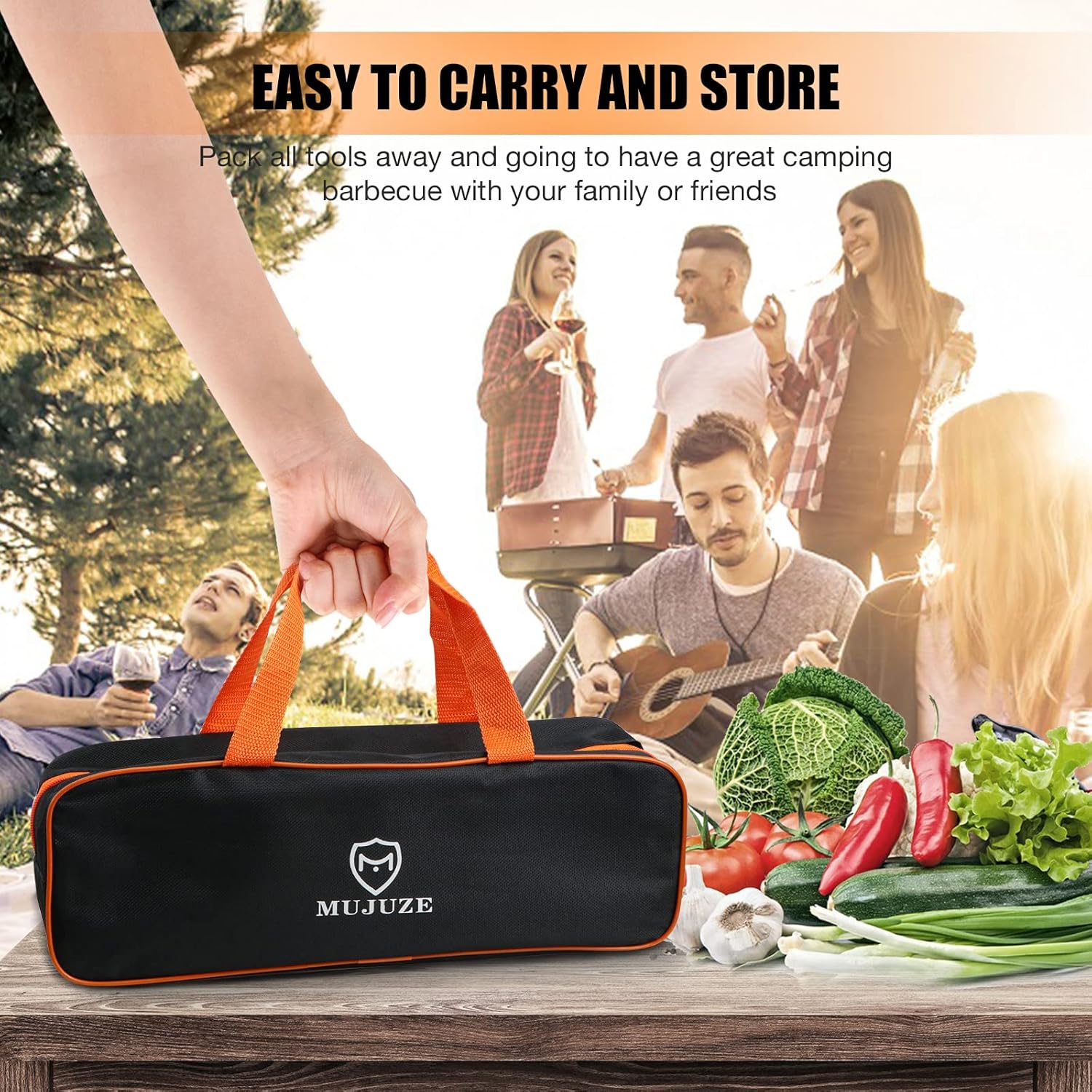 MUJUZE Stainless Steel Griddle Accessory Set, Gift Griddle Kit for Men and Dad, Professional Spatula for Barbecue Grill Teppanyaki and Camping